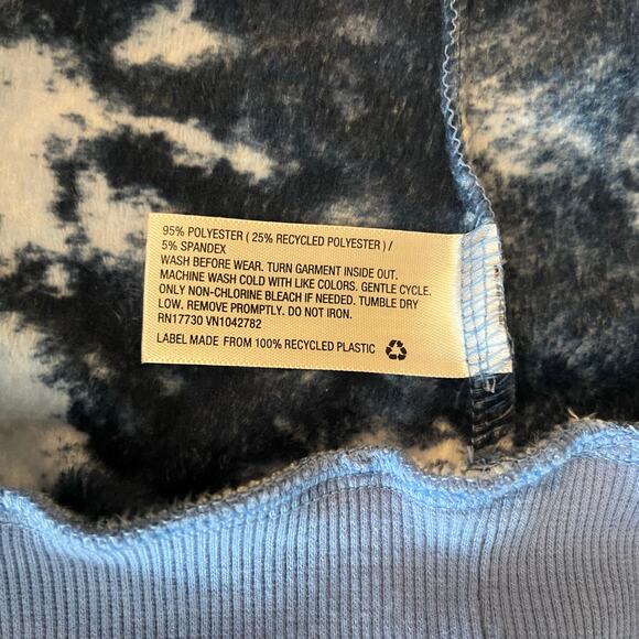 Art Class Tie Dye Fleece Sweat Shirt in Blue Size XXL(18) - Picture 6 of 6